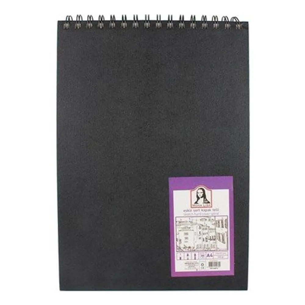 Südor - Südor Monalisa Eskiz Sert Kapak Telli A4 100g 80 yp MN07-4