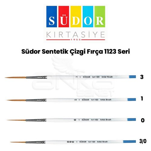 Südor 1123 Seri Sentetik Çizgi Fırça