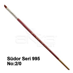 Südor - Südor Seri 995 Yan Kesik Yağlı Boya-Akrilik Boya Fırçası (1)