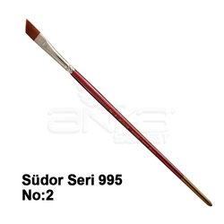 Südor Seri 995 Yan Kesik Yağlı Boya-Akrilik Boya Fırçası - Thumbnail