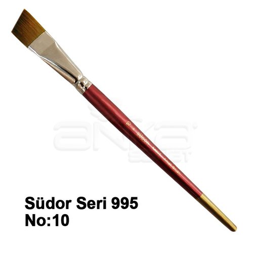 Südor Seri 995 Yan Kesik Yağlı Boya-Akrilik Boya Fırçası