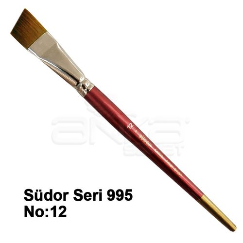 Südor Seri 995 Yan Kesik Yağlı Boya-Akrilik Boya Fırçası