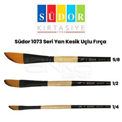 Südor - Südor 1073 Seri Yan Kesik Uçlu Fırça