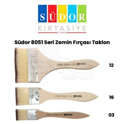Südor 8051 Seri Zemin Fırçası Taklon - Thumbnail
