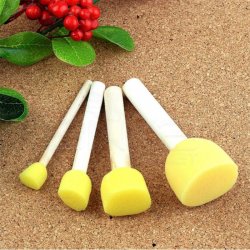 Anka Art - Sünger Tampon Fırça Seti 4lü (1)