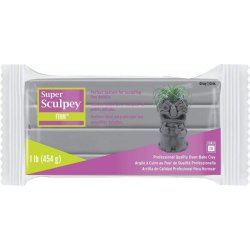 Sculpey - Super Sculpey Modelleme Kili Gri 454g SS1SCULPT