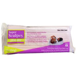 Sculpey - Super Sculpey Living Doll Modelleme Kili 454g Baby ZSLD4