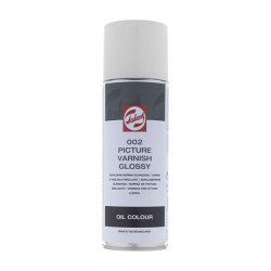 Talens - Talens Picture Varnish Glossy Yağlı Boya Parlak Sprey Vernik 400ml No:002