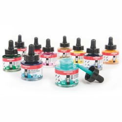 Amsterdam - Talens Amsterdam Acrylic Ink 30ml Fosforlu Renkler (1)