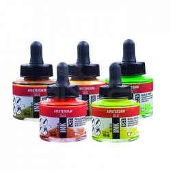 Amsterdam - Talens Amsterdam Acrylic Ink 30ml Fosforlu Renkler