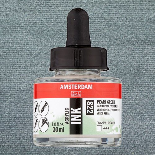 Talens Amsterdam Acrylic Ink 30ml 822 Pearl Green - 822 Pearl Green