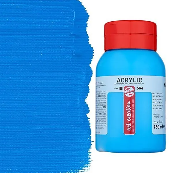 Talens Art Creation Akrilik Boya 750ml Brilliant Blue 564 - 564 Brilliant Blue