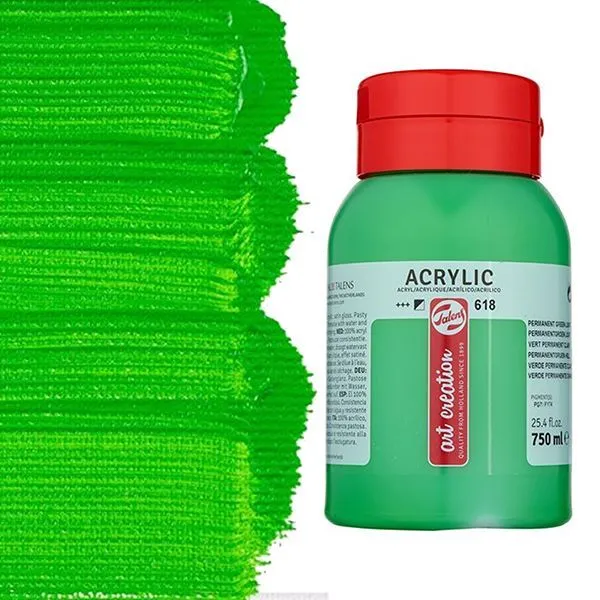 Talens Art Creation Akrilik Boya 750ml Permanent Green Light 618