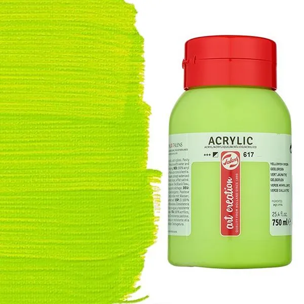 Talens Art Creation Akrilik Boya 750ml Yellowish Green 617