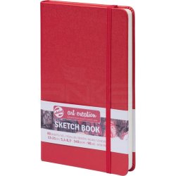 Art Creation - Talens Art Creation Sketch Book 13x21cm 140g 80 Yaprak Kırmızı