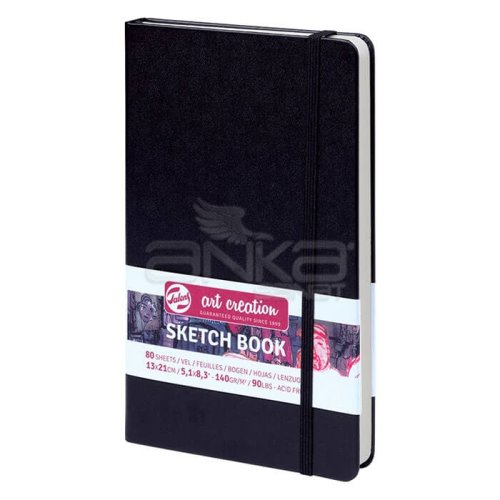 Talens Art Creation Sketch Book 13x21cm 140g 80 Yaprak Siyah