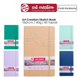 Art Creation - Talens Art Creation Sketch Book 13x21cm 140g 80 Yaprak Pastel Renkler