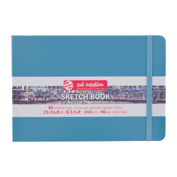 Art Creation - Talens Art Creation Sketch Book 21x14,8cm 140g 80 Yaprak Açık Mavi
