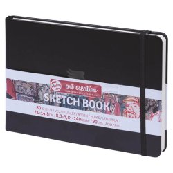 Art Creation - Talens Art Creation Sketch Book 21x14,8cm 140g 80 Yaprak Siyah
