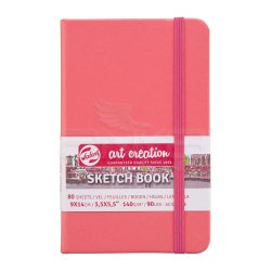 Art Creation - Talens Art Creation Sketch Book 9x14cm 140g 80 Yaprak Mercan
