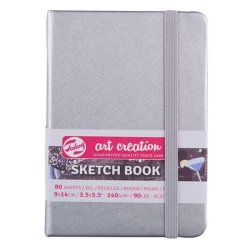 Talens Art Creation Sketch Book 9x14cm 140g 80 Yaprak Metalik Renkler - Thumbnail