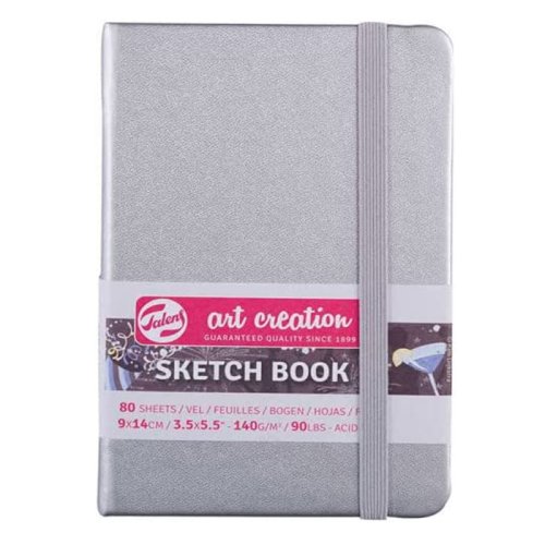Talens Art Creation Sketch Book 9x14cm 140g 80 Yaprak Metalik Renkler