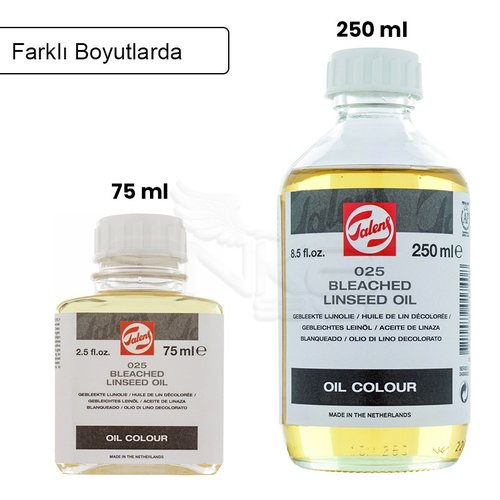 Talens Bleached Linseed Oil 75ml 025 75ml