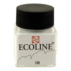 Talens Ecoline 30ml White No:100 - Thumbnail