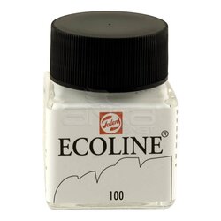 Talens - Talens Ecoline 30ml White No:100