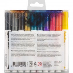 Talens Ecoline Brush Pen 10lu Set Koyu Renkler 9802 - Thumbnail