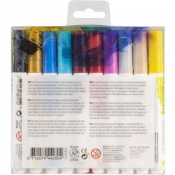Talens Ecoline Brush Pen 10lu Set Stilist 9808 - Thumbnail