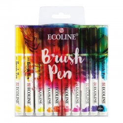 Talens - Talens Ecoline Brush Pen 20li Set 9004