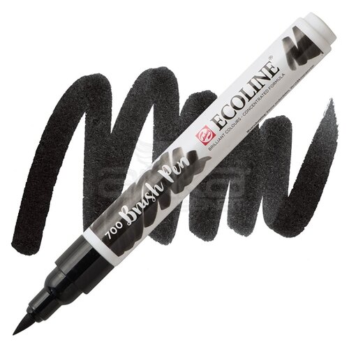 Talens Ecoline Brush Pen Black 700 - 700 Black