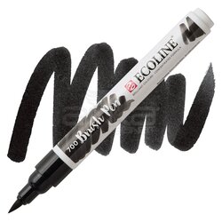 Talens - Talens Ecoline Brush Pen Black 700