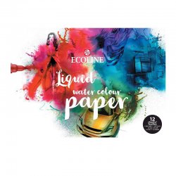 Talens - Talens Ecoline Liquid Water Colour Paper A3 290g 12 Yaprak