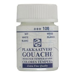 Talens - Talens Guaj Boya 16ml 100 White