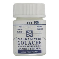 Talens - Talens Guaj Boya 16ml 100 White (1)