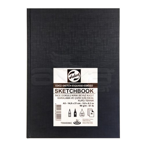 Talens Sketchbook İnce Dokulu Eskiz Defteri 90g 96 Yaprak 14,8x21cm - 14,8x21cm
