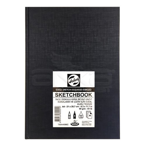Talens Sketchbook İnce Dokulu Eskiz Defteri 90g 96 Yaprak 21x29,7cm - 21x29,7cm
