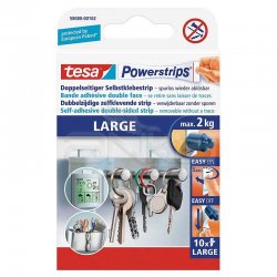 Tesa - Tesa Powerstrips Large Çift Taraflı Kendinden Yapışkanlı Geniş Bant