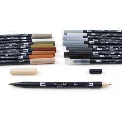 Tombow Dual Brush Pen 20li Nötr Renkler - Thumbnail