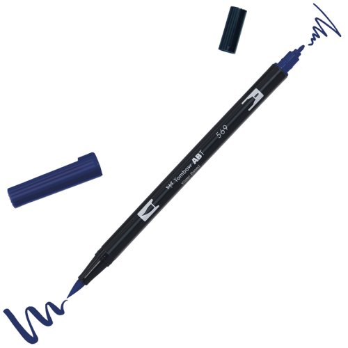 Zig Art & Graphic Twin Marker TUT-80 Jet Blue 569