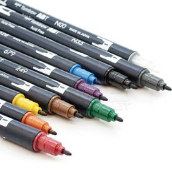 Tombow Dual Brush Pen 10lu Muted Palette - Thumbnail