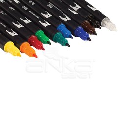 Tombow Dual Brush Pen 10lu Primary Palette - Thumbnail
