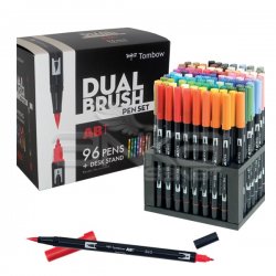 Tombow - Tombow Dual Brush Pen 96lı Set
