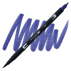 Tombow Dual Brush Pen Deep Blue 565 - Thumbnail
