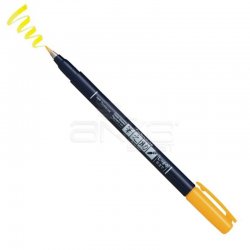 Tombow - Tombow Fudenosuke Brush Pen Fırça Uçlu Kalem 03 Yellow