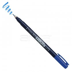 Tombow - Tombow Fudenosuke Brush Pen Fırça Uçlu Kalem 15 Blue