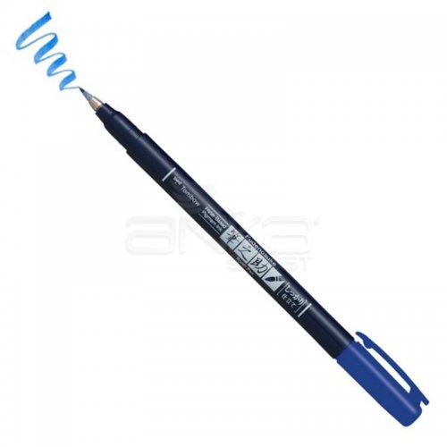Tombow Fudenosuke Brush Pen Fırça Uçlu Kalem 15 Blue - 15 Blue