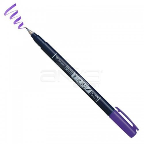 Tombow Fudenosuke Brush Pen Fırça Uçlu Kalem 18 Purple - 18 Purple